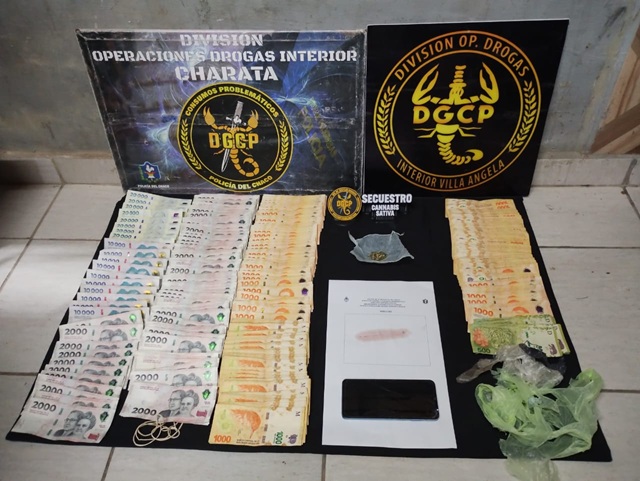 CHARATA: Dos Allanamientos Culminaron En El Secuestro De Estupefacientes Y Tres Detenciones