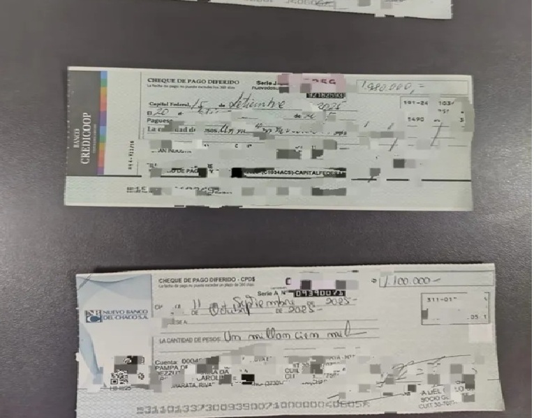 SAENZ PEÑA: Intentaba Cambiar Cheques Falsos Por Dinero En Efectivo, Quedó Detenido