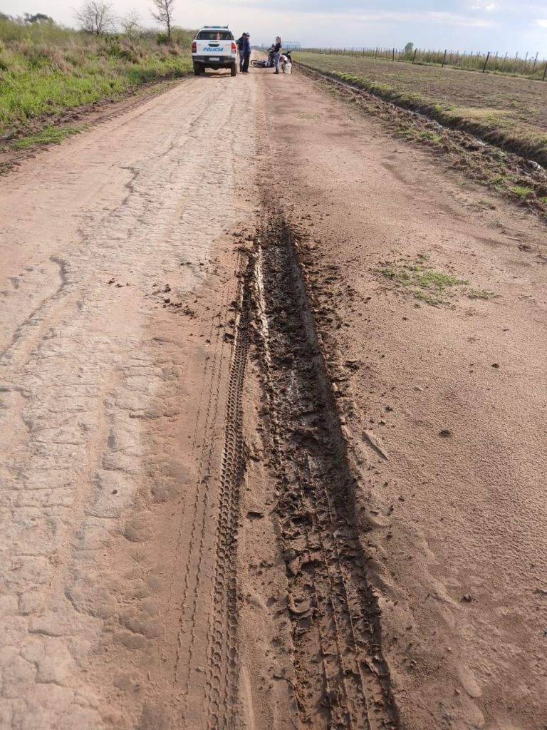 CORZUELA: Motociclista Lesionada Tras Perder El Control Del Rodado