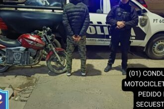 RESISTENCIA. Interceptaron A Un Hombre En Una Moto Robada Hace 12 Años
