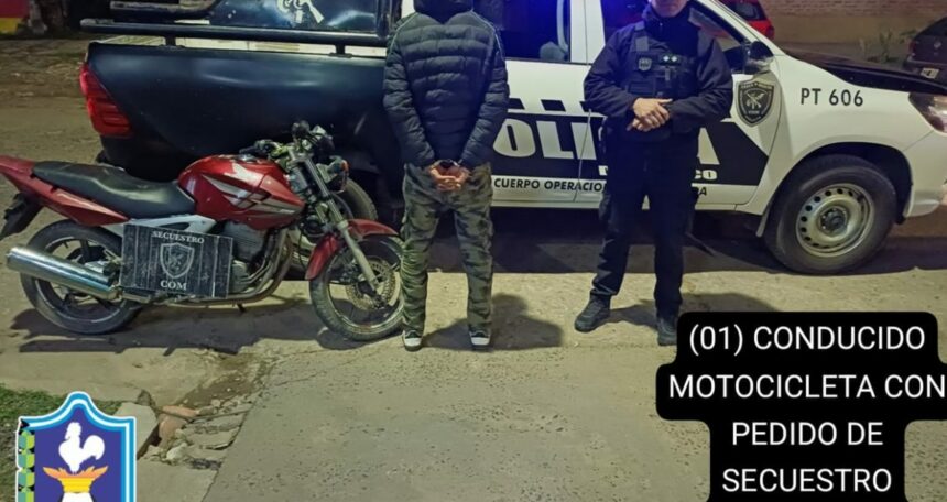 RESISTENCIA. Interceptaron A Un Hombre En Una Moto Robada Hace 12 Años