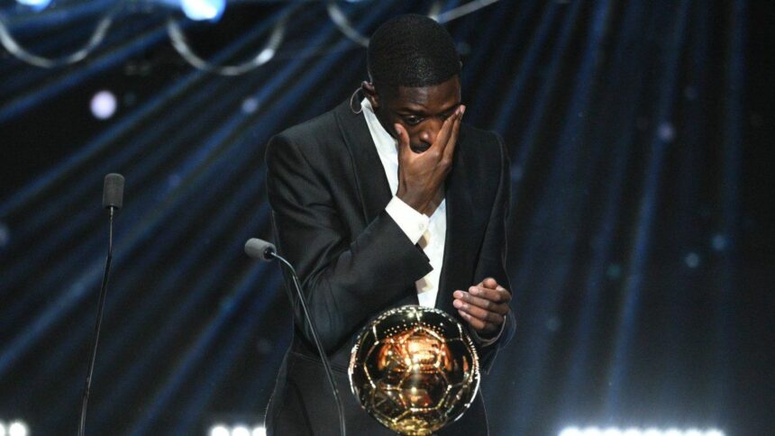 El francés Ousmane Dembélé se impuso ante Lamin Yamal y se quedó con el Balón de Oro