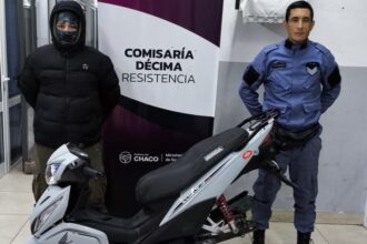 RESISTENCIA: Recuperaron Una Moto Robada Cuando Estaba Siendo Desarmada