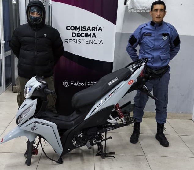 RESISTENCIA: Recuperaron Una Moto Robada Cuando Estaba Siendo Desarmada