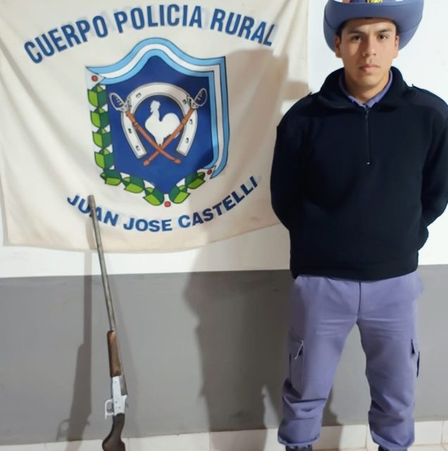 CASTELLI: Interceptaron A Un Hombre Con Una Escopeta Sin Documentación
