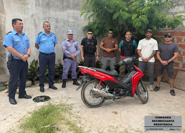 CHACO: Hallaron Una Moto Con Pedido De Secuestro
