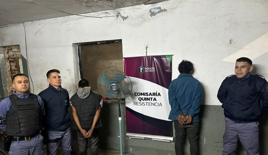 RESISTENCIA:  Dos Hombres Fueron Atrapados Tras Hurtar Un Ventilador De Una Vivienda