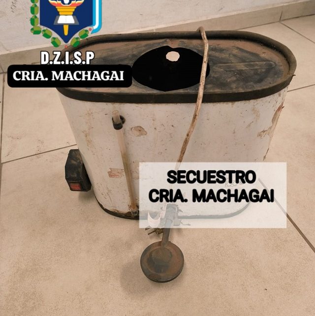 MACHAGAI: Lo Detuvieron Con Una Ducha Eléctrica Sustraída