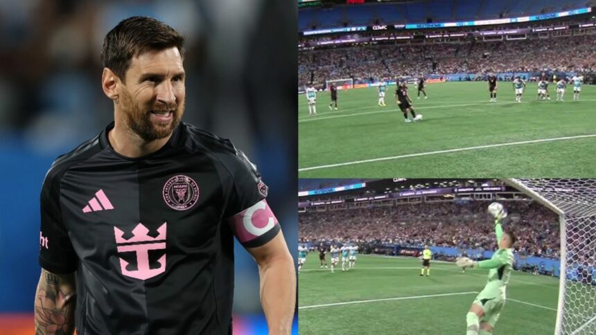 Messi erró un penal en la derrota de Inter Miami ante Charlotte en la MLS