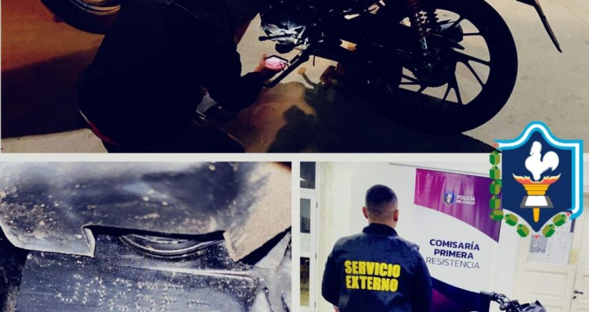 RESISTENCIA:  Fue Detectado Con Una Moto Melliza