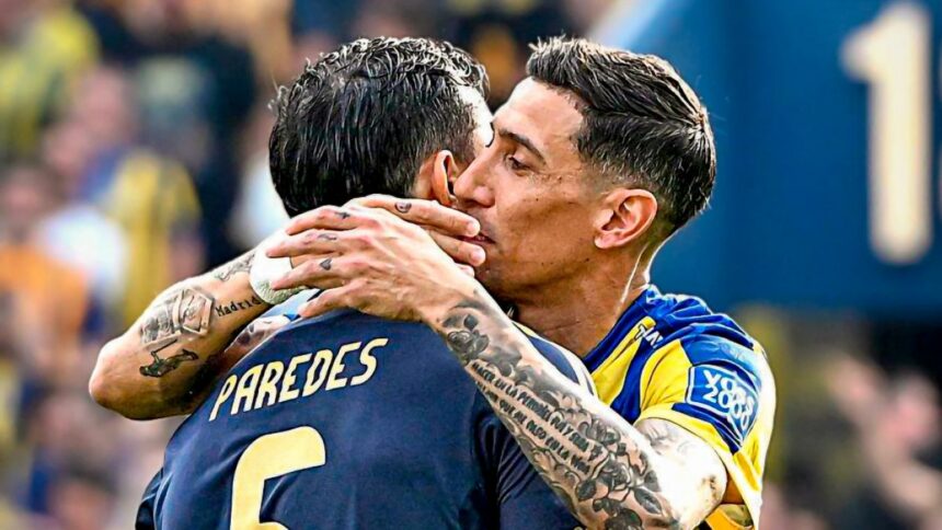 Rosario Central le sacó un empate a Boca gracias a un gol olímpico de Ángel Di María