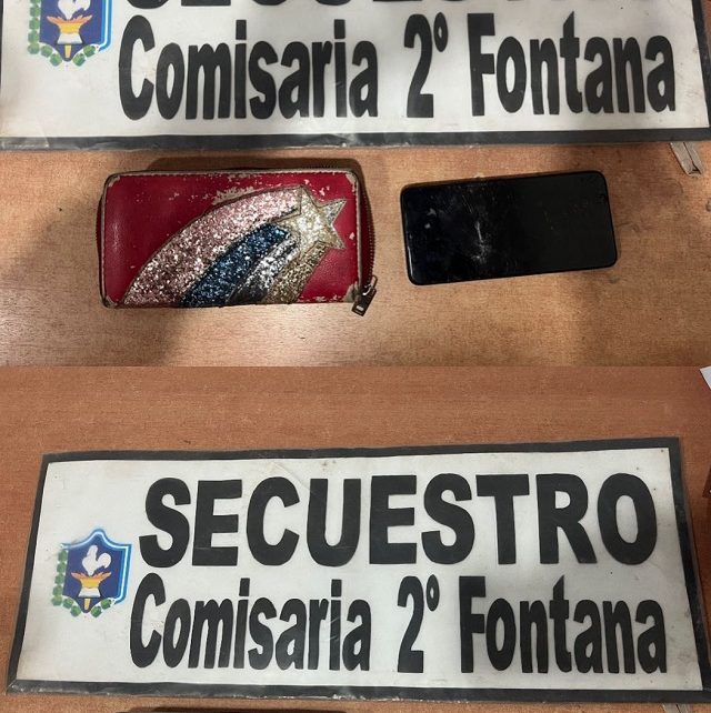 FONTANA: Recuperan Billetera Y Celular