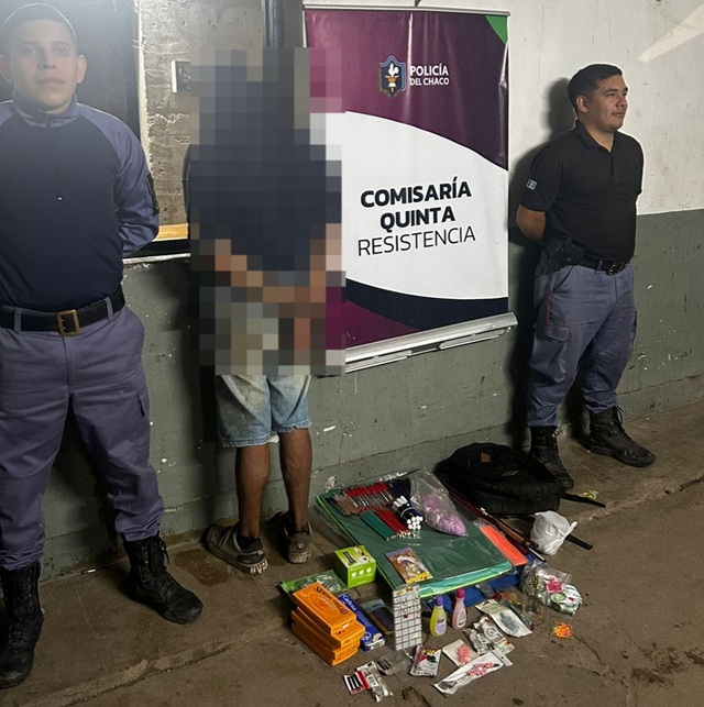 CHACO:  Robó Un Polirubro Y Terminó Tras Las Rejas