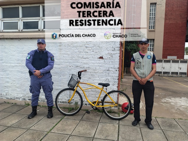 CHACO: Secuestraron Una Bicicleta Utilizada Por Un Hombre Que Quiso Robar