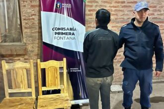 FONTANA: Fue Demorado Con Dos Sillas Sustraídas De Un Domicilio