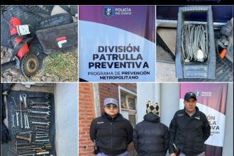 RESISTENCIA: Un Detenido Con Varias Herramientas Y Un Tv Robado