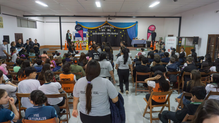Saenz Peña: El municipio conmemoró el Día del Estudiante Solidario con una jornada sobre educación vial