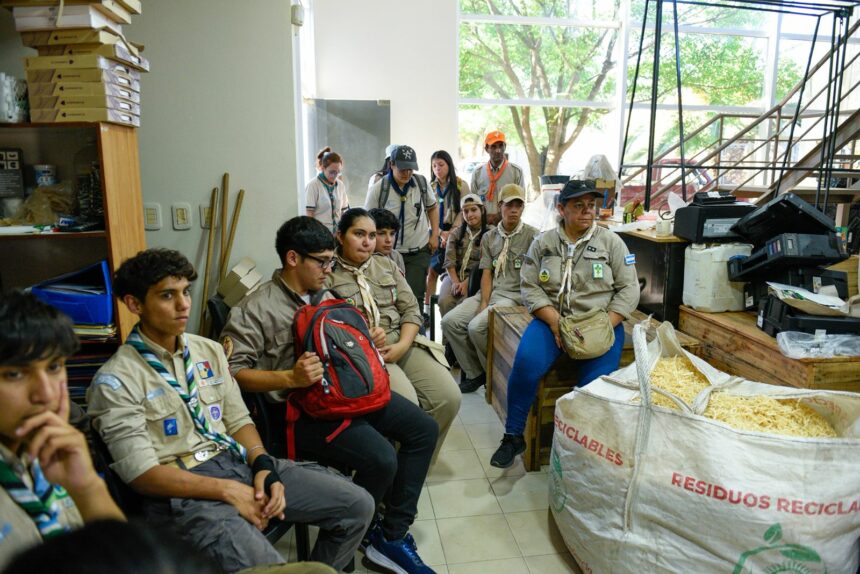 Saenz Peña: Los Boy Scouts se suman al Plan Sáenz Peña Sustentable y Circular en la Expo Feria de Colectividades