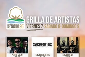 Sáenz Peña: Se presentó la grilla de artistas para la Fiesta Nacional del Algodón