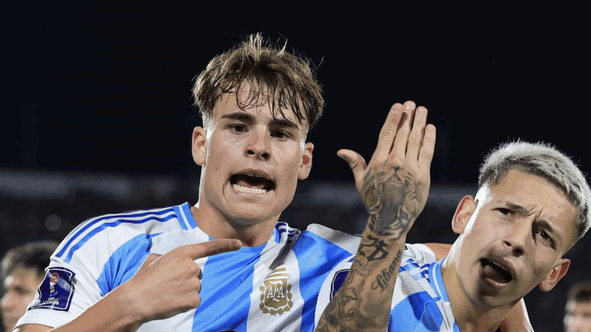 La Selección argentina Sub 20 derrotó a Colombia y avanzó a la final del Mundial