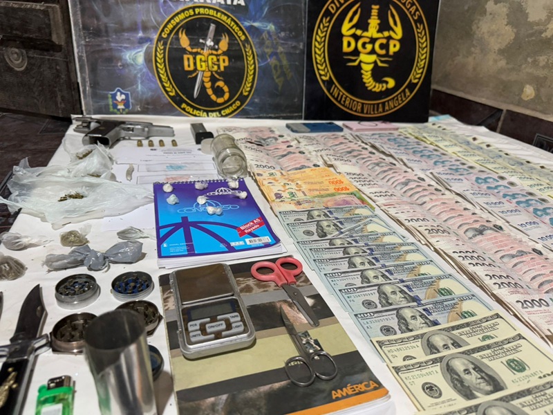 VILLA ÁNGELA: Allanamientos Contra El Narcomenudeo Terminaron Con Tres Detenciones
