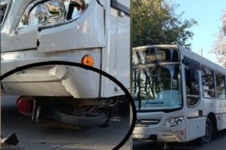 RESISTENCIA: Dos Jóvenes En Grave Estado Tras Un Violento Choque Entre Un Colectivo Y Una Motocicleta