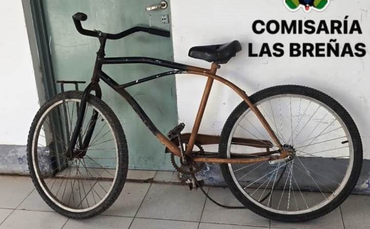 LAS BREÑAS: Hallaron Su Bicicleta Sustraída Y Se La Devolvieron