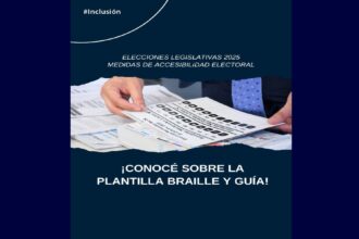 Boleta única De Papel (bup) Y Medidas De Accesibilidad Electoral 2025 Para Personas Con Discapacidad