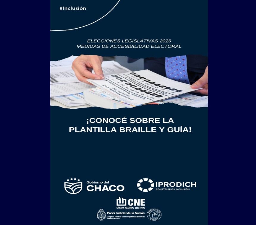 Boleta única De Papel (bup) Y Medidas De Accesibilidad Electoral 2025 Para Personas Con Discapacidad
