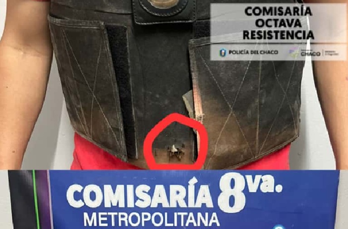 CHACO: Fue Detenido Tras Atacar A Policías Con Un Cuchillo