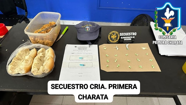 CHARATA: Intentó Ingresar Cocaína Escondida En La Comida Y Panes A Una Comisaría
