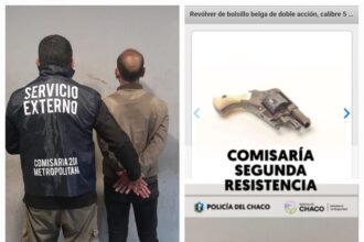 RESISTENCIA: Demoran A Un Hombre Con Un Arma De Fuego