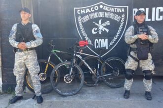 CHACO: Dos Menores Demorados Por El Robo De Dos Bicicletas Y Una Bomba De Agua