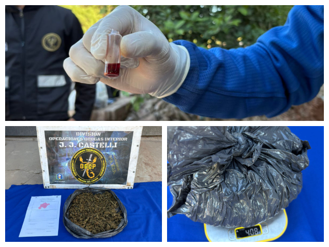 CASTELLI: Detienen A Un Hombre Con Marihuana Lista Para La Venta