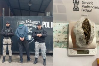 CHACO:  Intentó Arrojar Drogas Dentro De La U7 Pero Fue Detenido