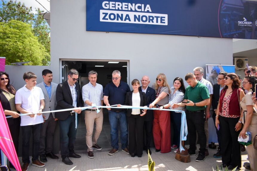 El Gobernador Zdero Inauguró La Nueva Gerencia Norte De Secheep, En Castelli