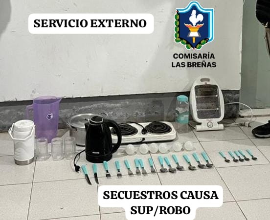 LAS BREÑAS:  Recuperan Elementos Robados De Una Vivienda