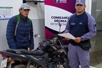 CHACO: Vio A La Policía, Abandonó La Moto Y Huyó