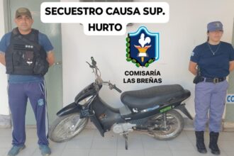 LAS BREÑAS: Sustrajo Una Moto Y La Escondió En Un Monte, Pero La Policía La Recuperó