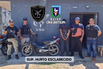 QUITILIPI: Recuperaron Una Moto Y Detuvieron A Un Joven
