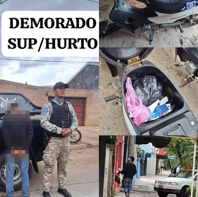 CHACO: Detuvieron A Un Hombre Por Sustraer Objetos Del Baúl De Una Moto