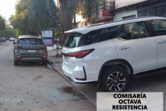 RESISTENCIA: Arrestaron A Un Sujeto Que Rompió El Vidrio De Una Camioneta Para Una Mochila