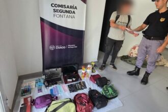 FONTANA: Robaron A Un Local De Celulares Y Terminaron Detenidos