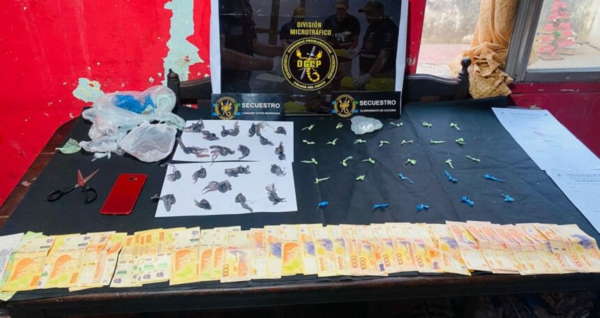 RESISTENCIA:  Incautaron Cocaína, Marihuana Y Dinero En Efectivo