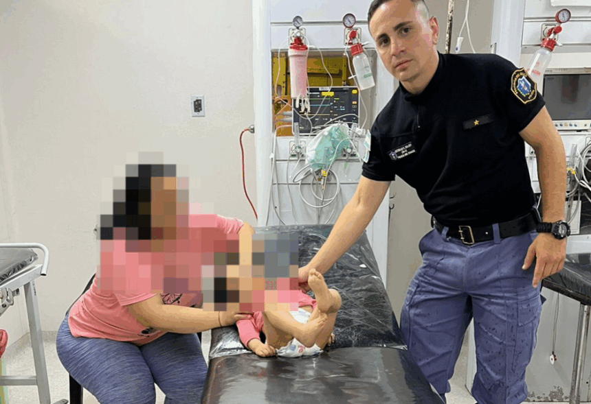 RESISTENCIA:  Menor Que Convulsionaba Fue Asistida Por Los Agentes Policiales