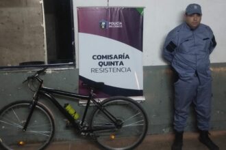 RESISTENCIA:  Intentó Escapar Y Abandonó Una Bicicleta