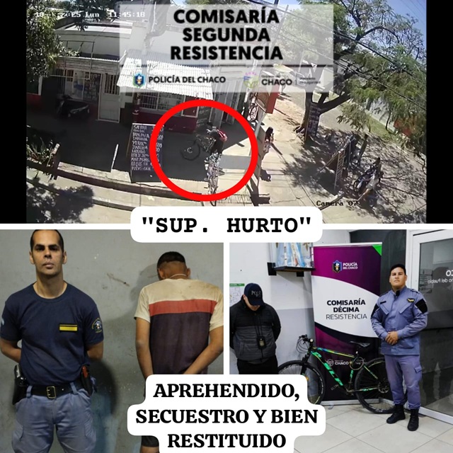 CHACO: Recuperan Una Bicicleta Sustraída Y Restituyen A La Damnificada