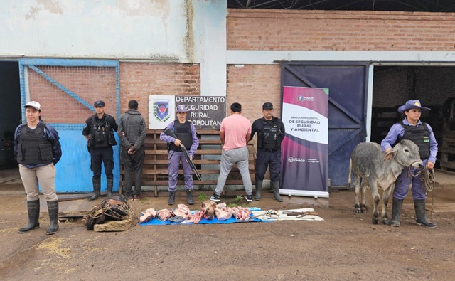 CHACO: Tras Allanamientos Detuvieron A Un Hombre, Secuestraron Un Bovino Y Carne Faenada