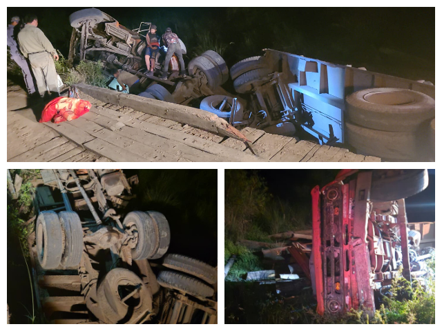 CHACO: Camión Con Rollizos Despistó En La Ruta Provincial 49 Cerca De Cote Lai