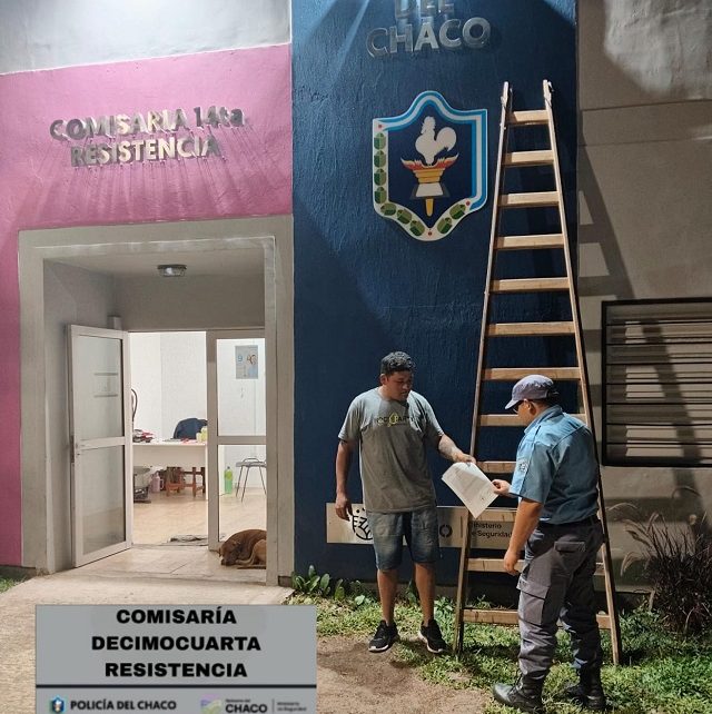 CHACO: Demoran A Un Hombre Que Sustrajo Una Escalera